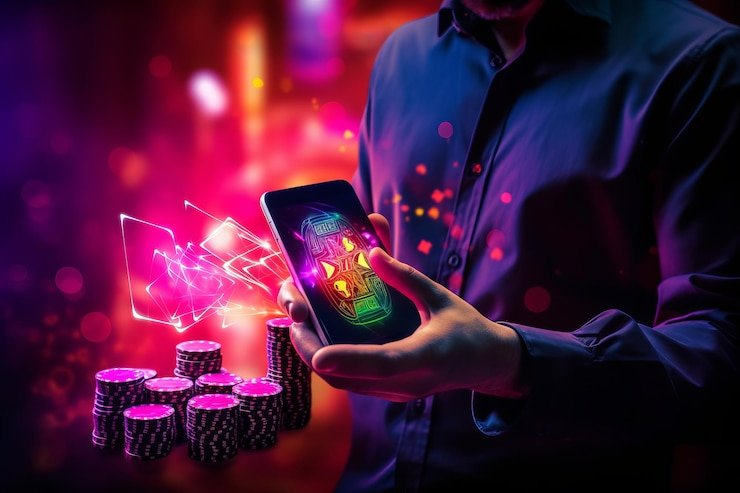 Pengguna menggunakan perangkat mobile untuk login ke akun multibet88 dengan aman